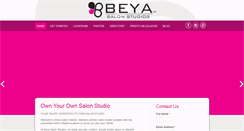 Desktop Screenshot of beyasalonstudios.com